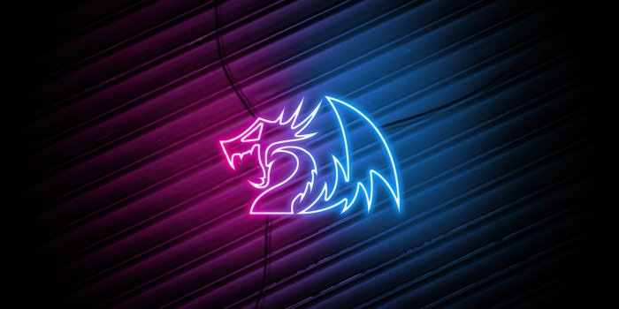 3840x2160 Red Neon Dragon Wallpapers