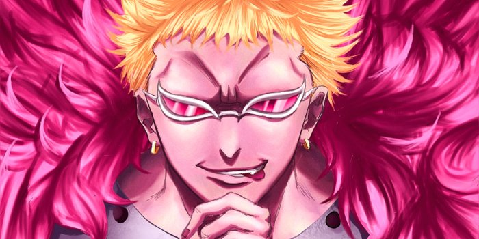 1920x1438 ArtStation - Doflamingo Hype style - One piece Fanart