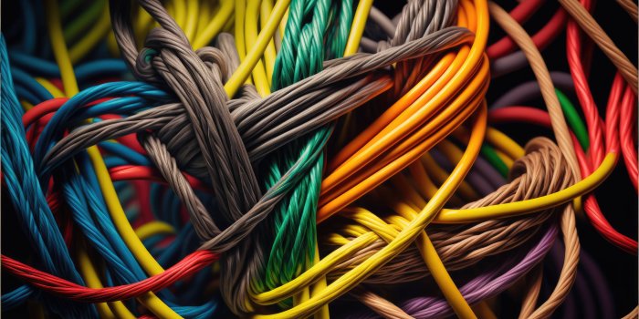 4608x3072 Colorful wires hd wallpaper 4k background