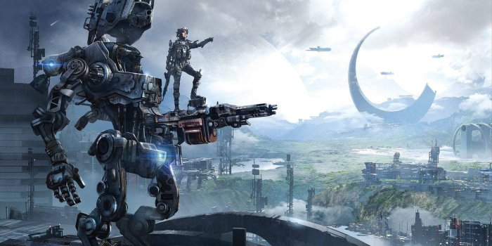 1920x1080 Download Explore the mysterious science fiction world of Titanfall 2  Wallpaper | Wallpapers.com