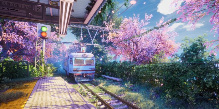 3840x2160 Aesthetic Beauty In Japanese Train Anime 4K Wallpaper : r/wallpapers