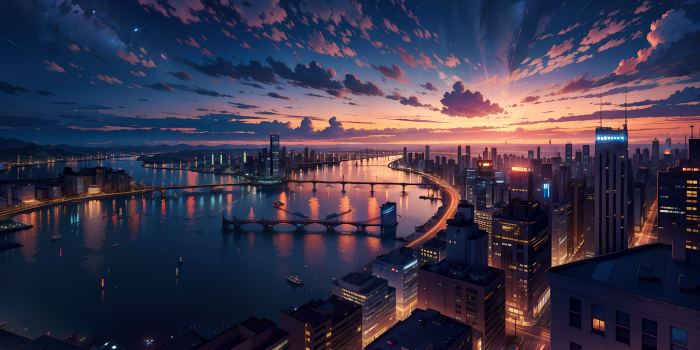 4096x2272 310+ Anime City HD Wallpapers and Backgrounds