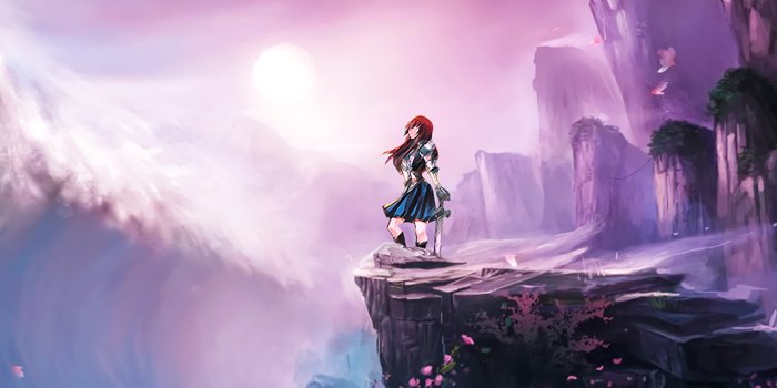 1280x800 wallpaper for desktop, laptop | bc51-anime-girl-spring-japan -art-illustration