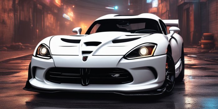 1024x1024 a friendly realistic Dodge Viper SRT-10 ACR coloring page for kids