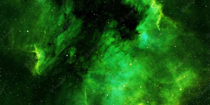 1920x1262 Download Green Galaxy With Black Stars Wallpaper | Wallpapers.com