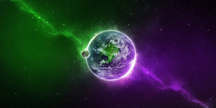 2560x1600 Green Galaxy 4k Wallpapers