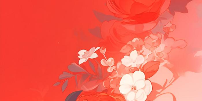 1181x2560 Red & White Flowers Beautiful Wallpapers - Aesthetic Wallpaper HD