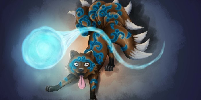 1800x1013 ArtStation - 4K Kitsune Wallpaper | Artworks