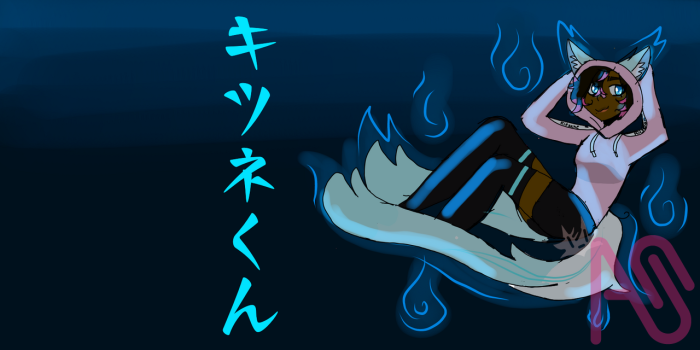 1280x640 Kitsune wallpaper + close up Kitsunekun - Illustrations ART street