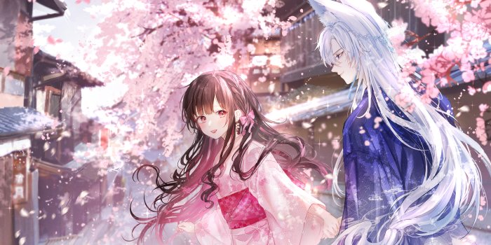 3840x2160 kity1211 tetsu animal ears japanese clothes kimono kitsune wallpaper |  #832335 | yande.re