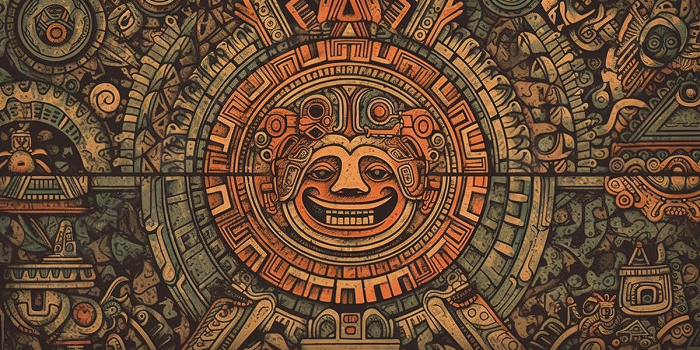 1200x673 Wallpaper With Ornaments And Faces Of An Aztec Sun Background, Picture Of  Aztec, Aztec, Ancient Background Image And Wallpaper for Free Download