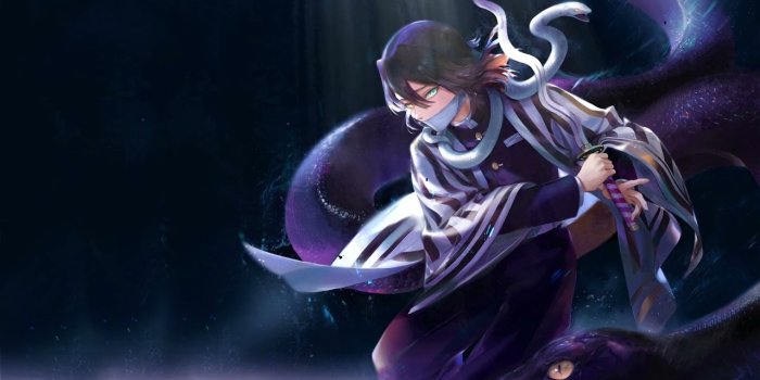 1280x720 Kimetsu no Yaiba - Obainai Iguro [ Live Wallpaper ]