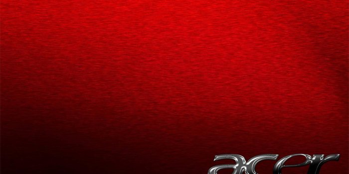 1600x900 Download Red Aesthetic Metallic Acer Logo Wallpaper | Wallpapers.com