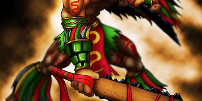 850x1360 Download Strength and Honor of the Aztec Warrior Wallpaper | Wallpapers.com