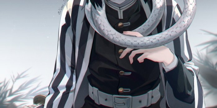 850x1218 iguro obanai and kaburamaru (kimetsu no yaiba) drawn by naru_0 | Danbooru