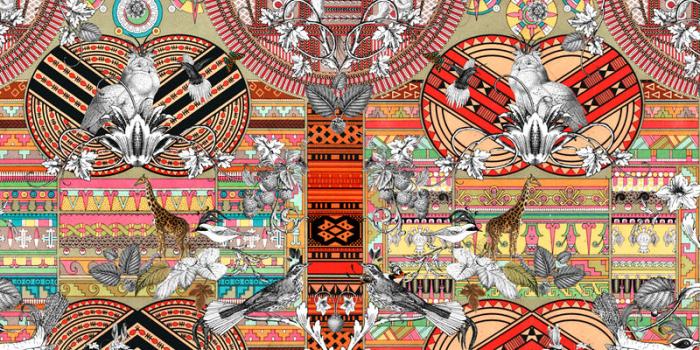 800x1067 Aztec Snow Wallpaper | Kristjana S Williams Studio