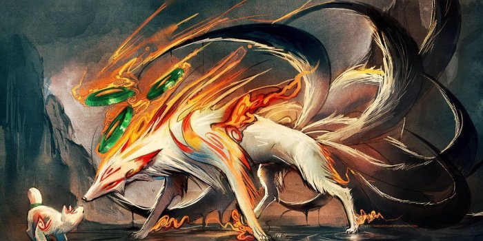 1280x800 Nine-tailed Fox Wallpapers