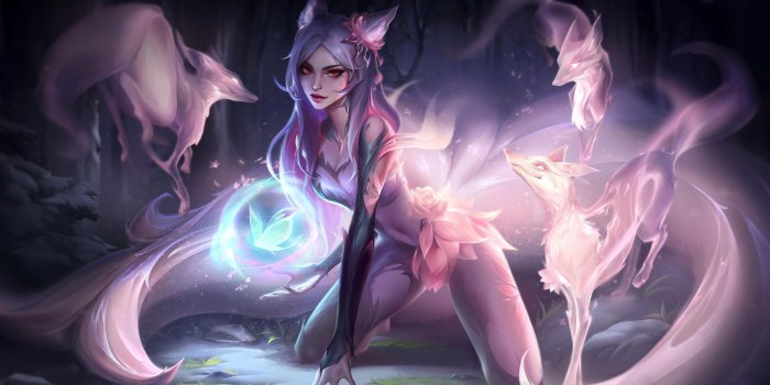 3840x2160 Nine tailed fox league of legends [3840x2160] : r/wallpaper