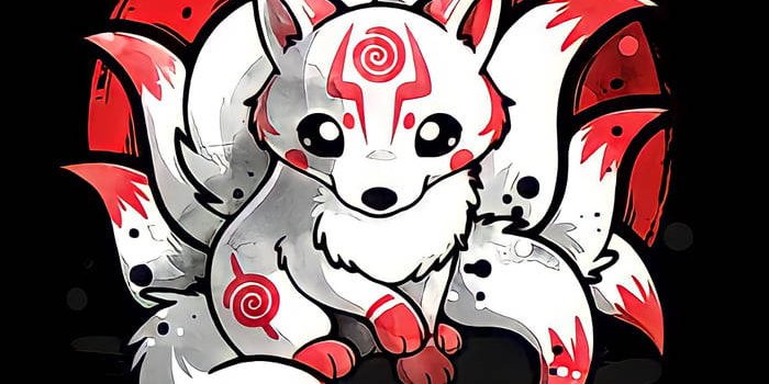 700x1517 Download Young Nine Tailed Fox Wallpaper | Wallpapers.com