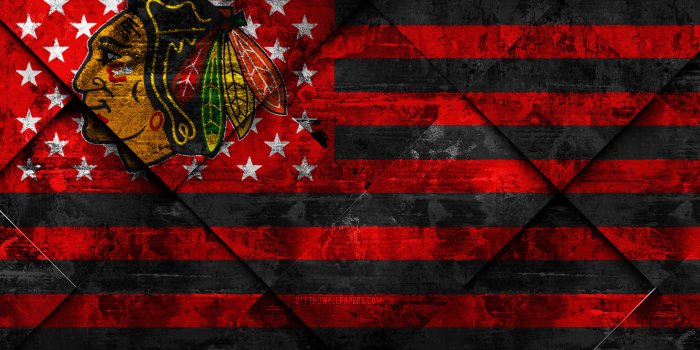 3840x2400 Download wallpapers Chicago Blackhawks, 4k, American hockey club, grunge  art, rhombus grunge texture, American flag, NHL, Chicago, Illinois, USA,  National Hockey League, USA flag, hockey for desktop with resolution  3840x2400. High Quality