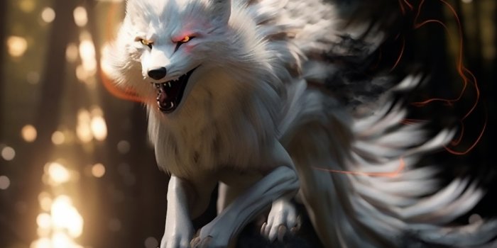 1920x1968 ArtStation - Kyubi-no-Kitsune ( Japanese Nine Tailed Fox with shapeshifting  powers used to fool humans )