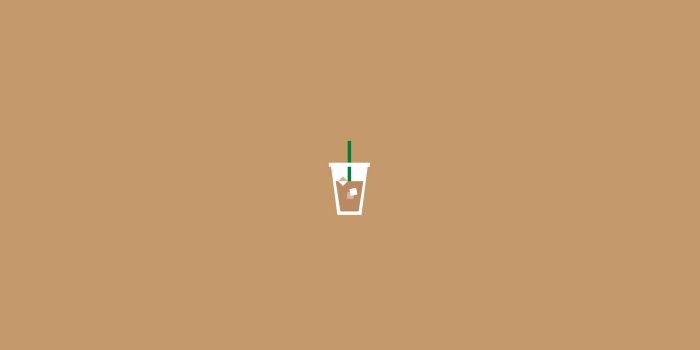 1920x1200 Download Iced Coffee Minimal Aesthetic Desktop Wallpaper | Wallpapers.com
