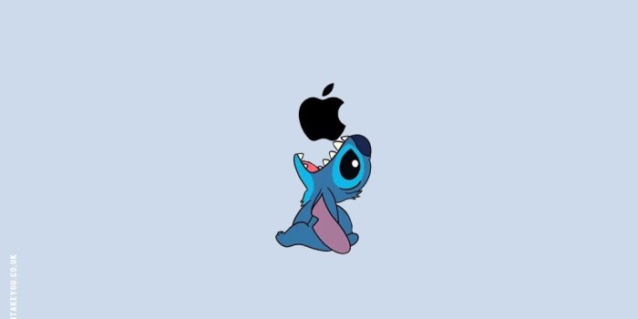 1080x750 Fun and Cute Stitch Wallpapers : Stitch Eating Apple I Take You | Wedding  Readings | Wedding Ideas | Wedding Dresses | Wedding Theme