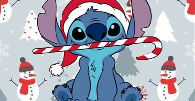 676x1200 Stitch Christmas Cute Wallpapers