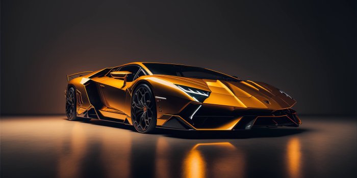 4608x3072 A futuristic Lamborghini sports car