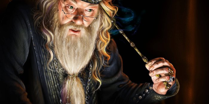 1920x1280 Download Albus Dumbledore Digital Painting Wallpaper | Wallpapers.com