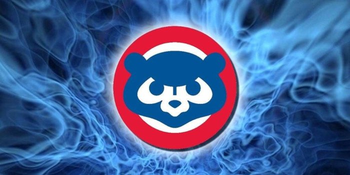 1024x945 Download Chicago Cubs Logo On Blazing Fire Wallpaper | Wallpapers.com