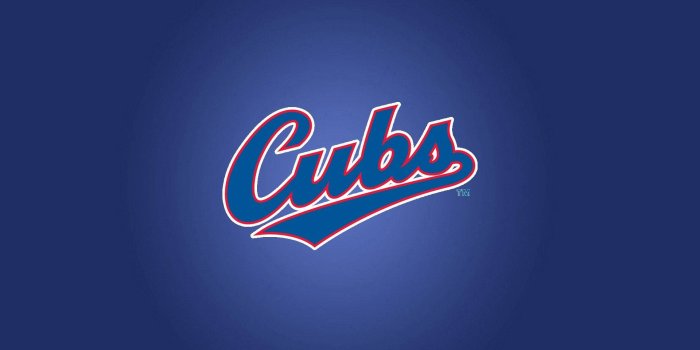 1920x1080 Download Chicago Cubs Spelled Out Logo Wallpaper | Wallpapers.com
