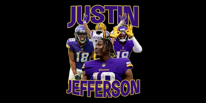 3840x2160 Justin Jefferson Wallpaper 4K, Minnesota Vikings, 8K