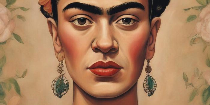867x1300 Frida Kahlo - Vintage Portrait Wall Mural | Buy online at Abposters.com