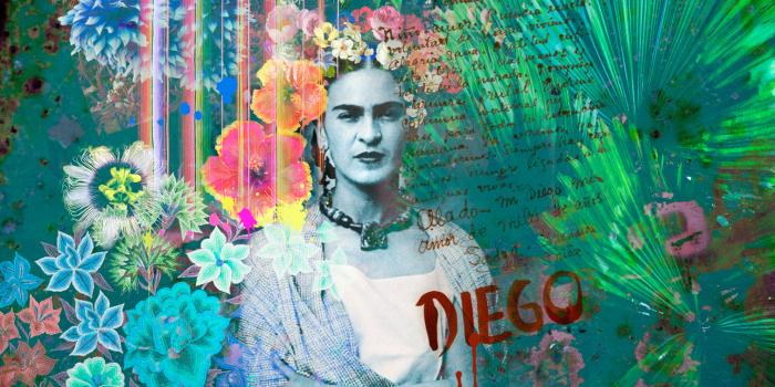 1511x1000 Frida Kahlo Inspired Wall Mural by Back to the Wall - Back To The Wall