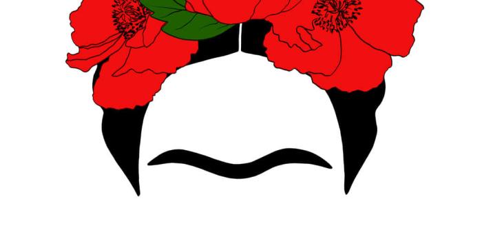 1040x1300 Download Mexican Woman Painter Frida Kahlo Inspired Artwork Wallpaper |  Wallpapers.com