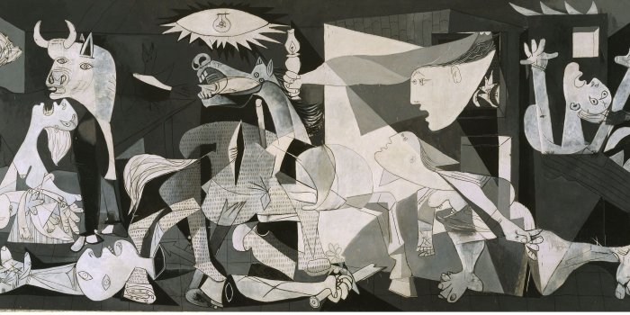 3369x1524 Classic Art #Cubism #Guernica pablo picasso #2K #wallpaper #hdwallpaper  #desktop | Picasso guernica, Guernica, Abstract painting print