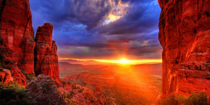 1920x1080 Arizona sunset red stones United States Desktop Hd Wallpaper -  Gnome-look.org