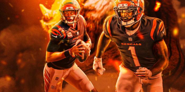 1406x2500 Burrow and Chase Wallpaper I made : r/bengals