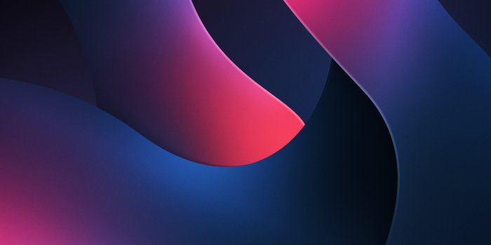 2732x2732 Dark blue Wallpaper 4K, Pink abstract, Swirl, 5K