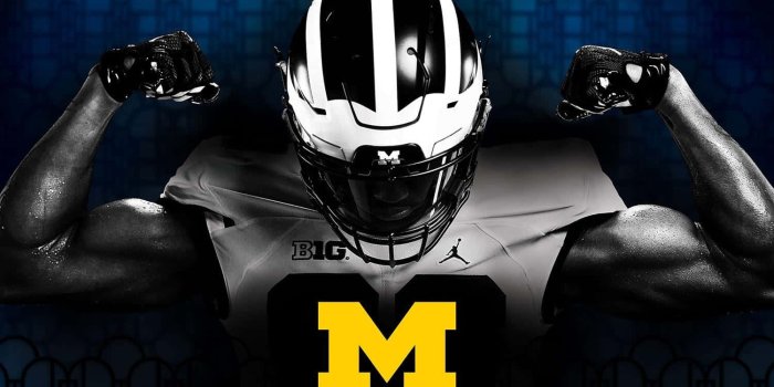 1500x850 100+] Michigan Football Wallpapers | Wallpapers.com