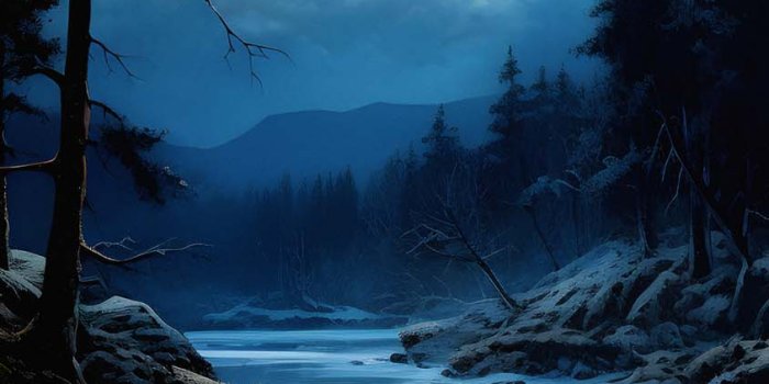 844x1500 Moon Night Lake iPhone Wallpaper HD » iPhone Wallpapers