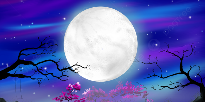 1200x675 Full Moon Background, Full Moon Night Sky, Night Sky, Malam Background  Image And Wallpaper for Free Download