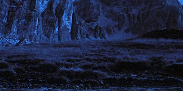 1179x2556 night beach moon stars landscape mountains iPhone Wallpapers Free Download