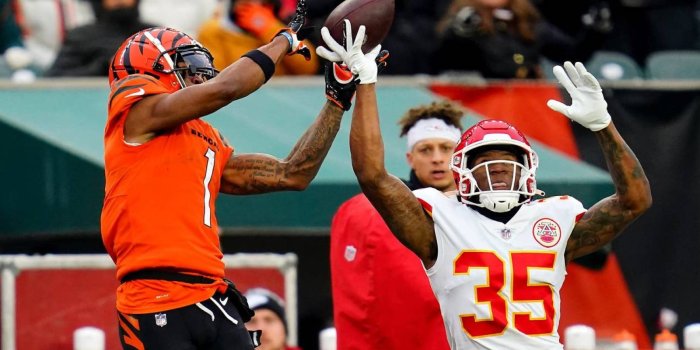 1600x900 Charvarius Ward mocked Ja'Marr Chase with griddy dance before getting  burned | Yardbarker