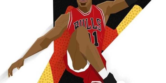 736x1309 Cartoon Dennis Rodman Wallpaper - Wallpaper Sun