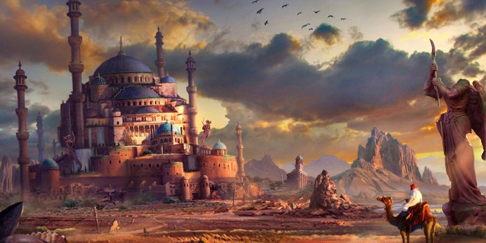 3840x2160 Arabic Wallpapers - Top Free Arabic Backgrounds - WallpaperAccess | Fantasy  city, Nature paintings, Islamic paintings