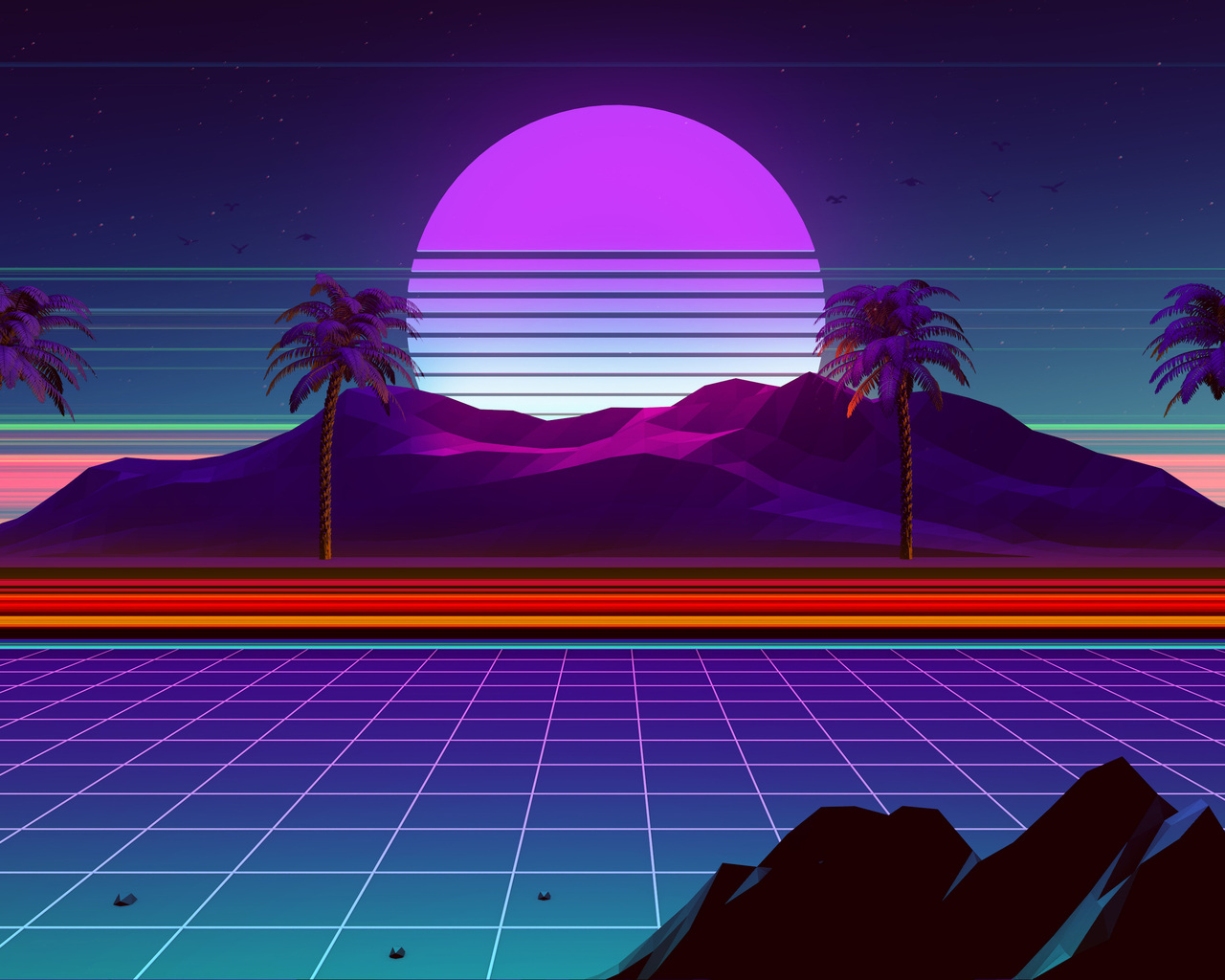 1280x1024 1280x1024 Retro Wave 4k Wallpaper,1280x1024 Resolution HD 4k Wallpapers ,Images,Backgrounds,Photos and Pictures