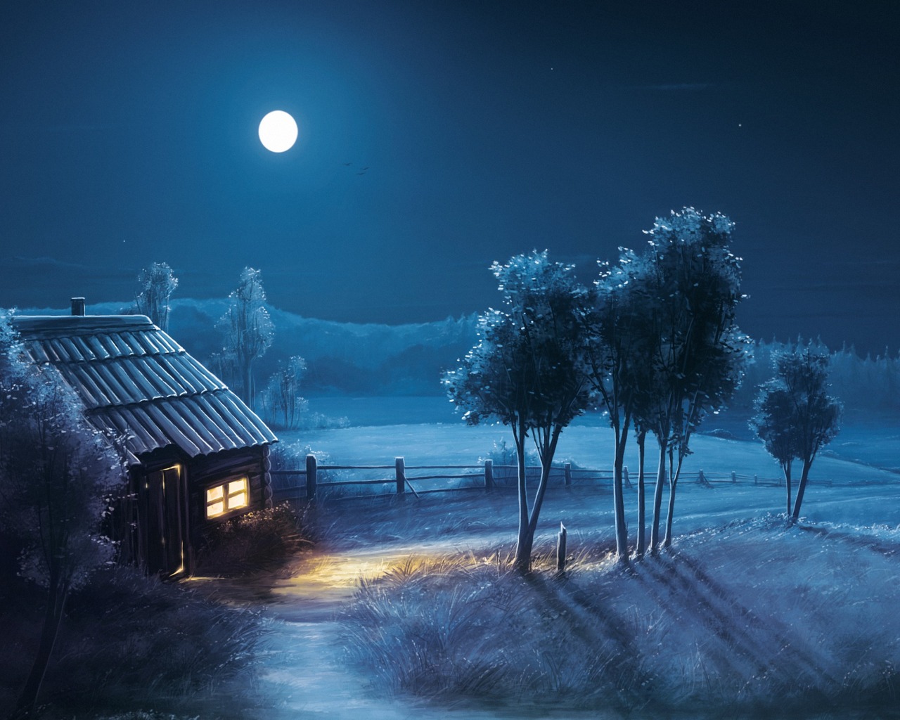 1280x1024 1280x1024 Landscape Night Moon Stars Wallpaper,1280x1024 Resolution HD 4k  Wallpapers,Images,Backgrounds,Photos and Pictures