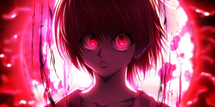 2300x1437 Kurapika - the gates of hell by zain